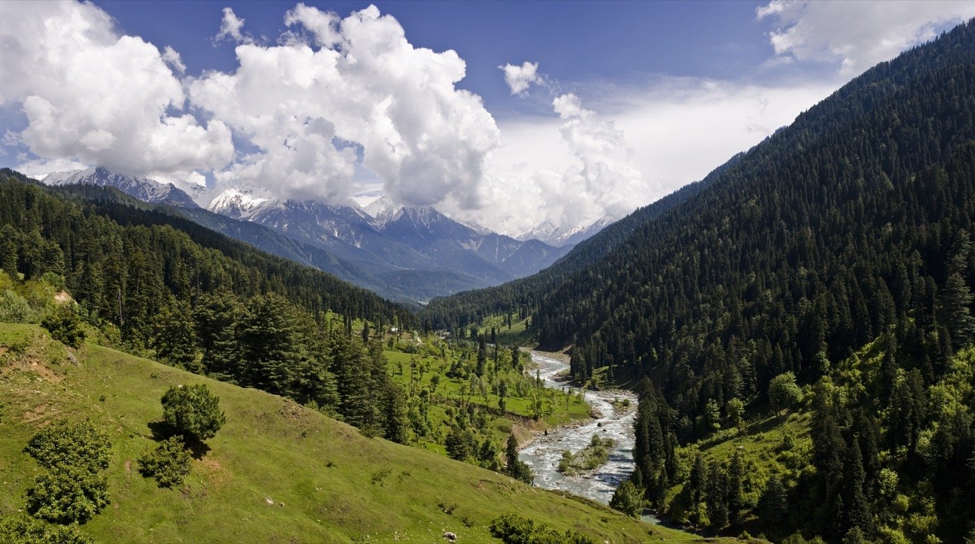 Pahalgam valley under open skies